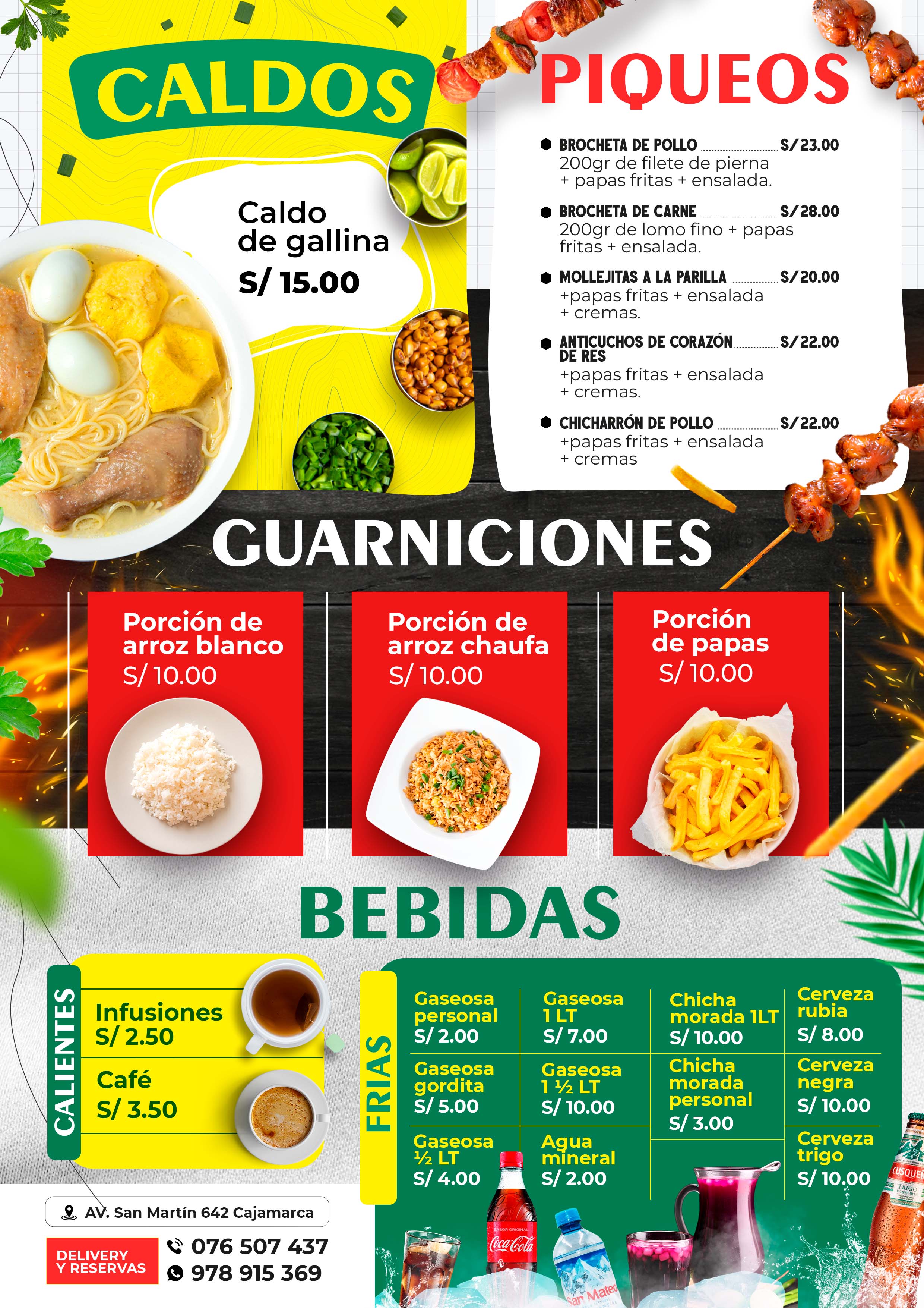 Carta de la Pollería